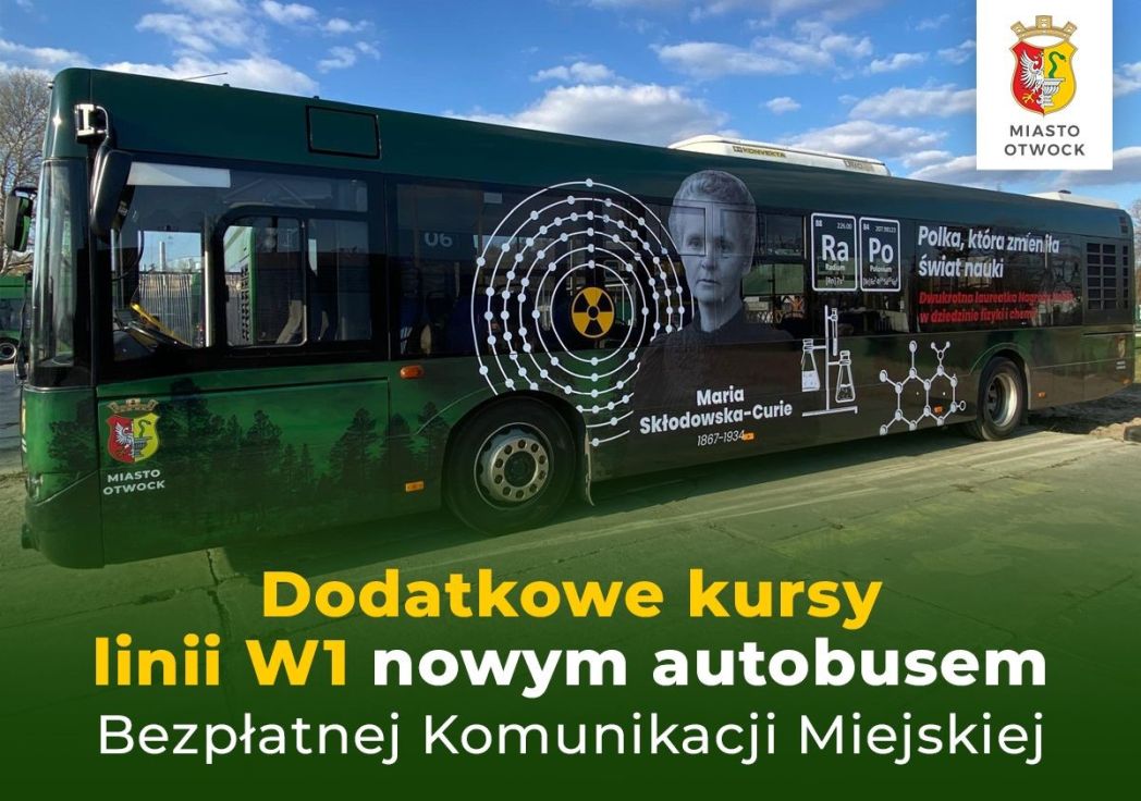 Więcej kursów bezpłatnej linii W1